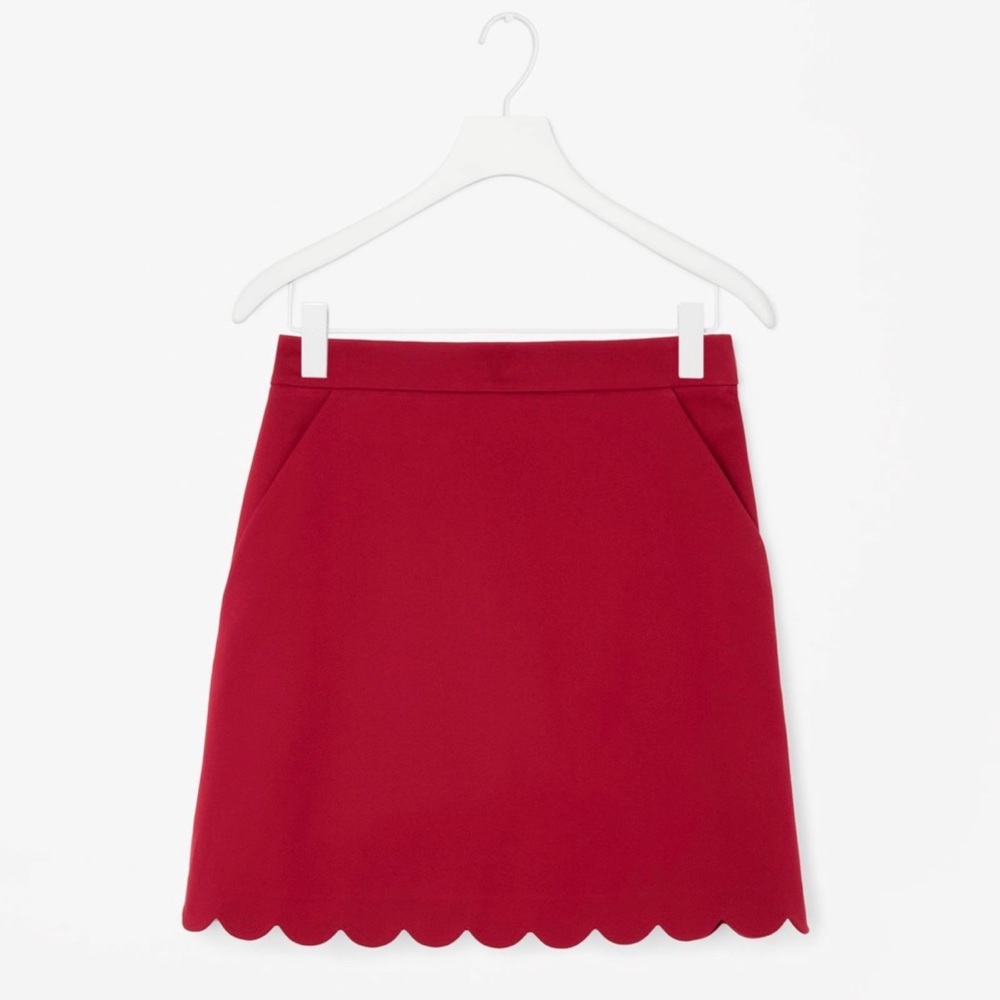 COS Red skirt - Picture 2 of 7